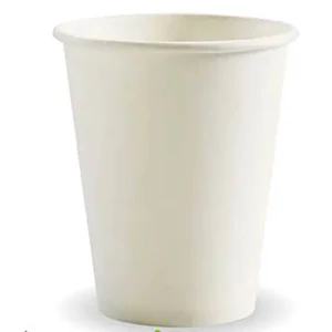 Biodegradable Cup, 8oz, White, 1000/Carton Carton