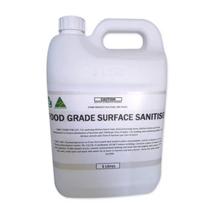 VS Packaging Disinfectant Surface Sanitiser, Food Grade, 5L Bottle, Each Bottle