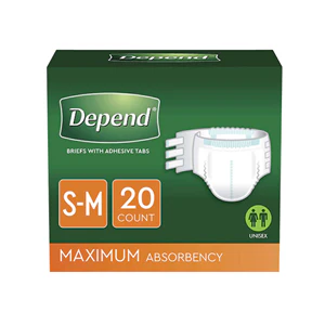 Depend Unisex Fitted Briefs Normal
