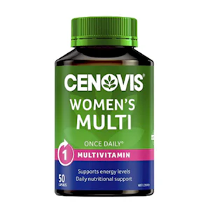 Cenovis 1D Womens Multivitamins, 50 Caps/Bottle