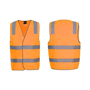 Livingstone High Visibility Safety Vest with Night Reflectivity, Triple Extra Large, Orange, Each Each